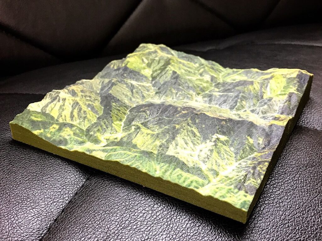 フルカラー地図模型の画像