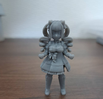 3Dプリントのフィギュア原型