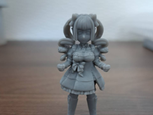 3Dプリントのフィギュア原型