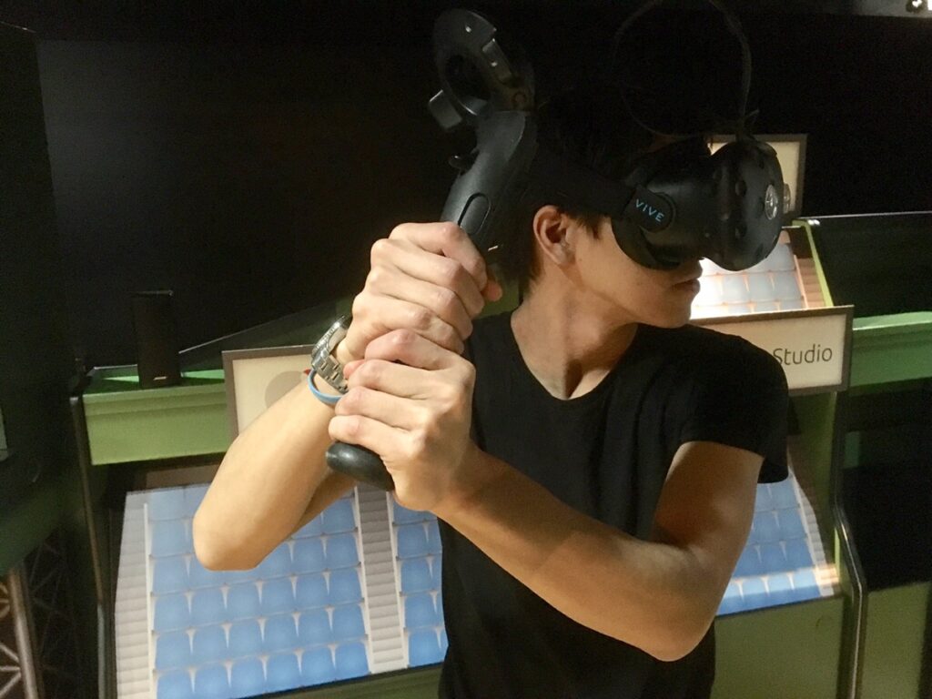 VRゲーム用バット型コントローラーの画像