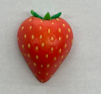 いちごのミニチュア模型