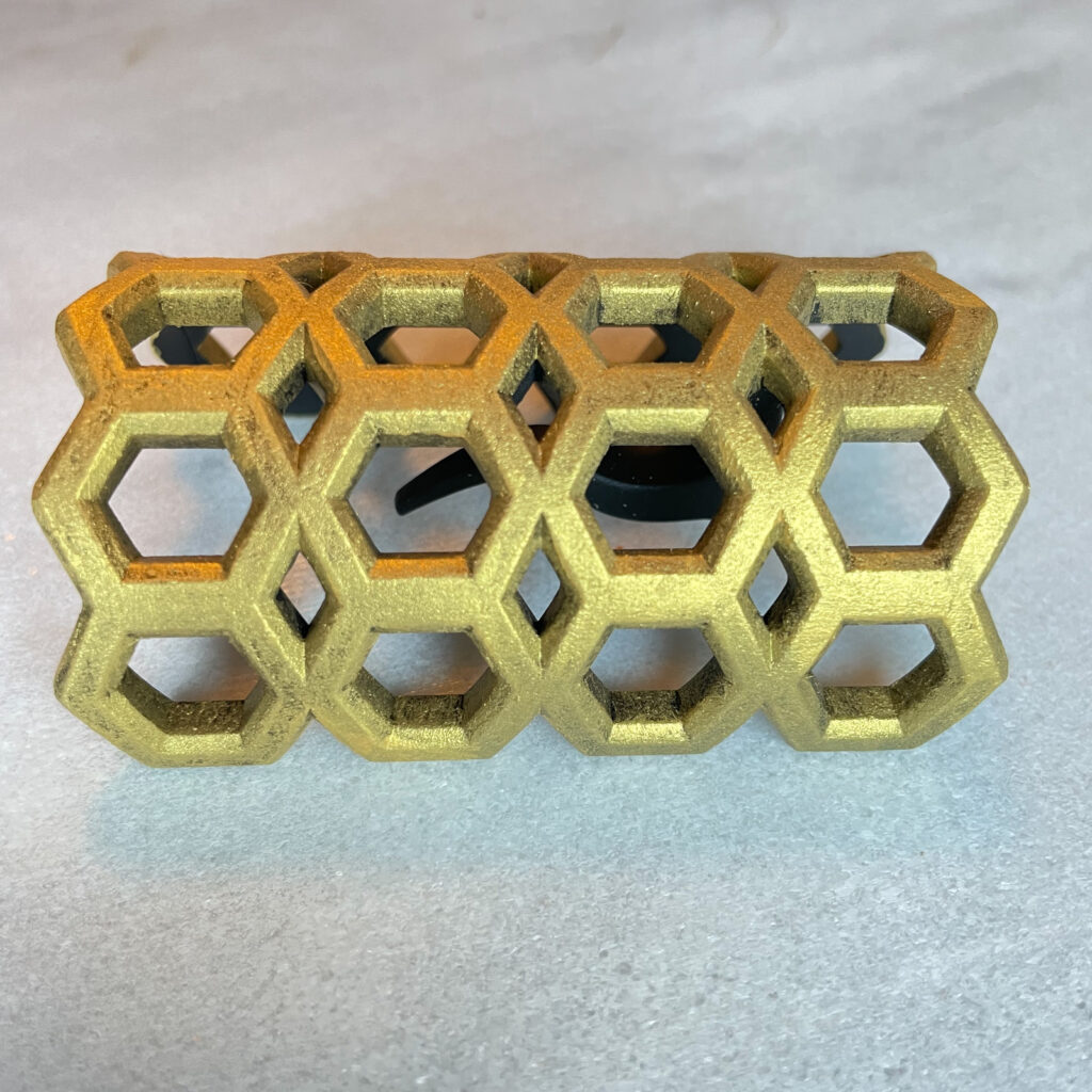 3Dプリンターで作るヘアアクセサリーの画像