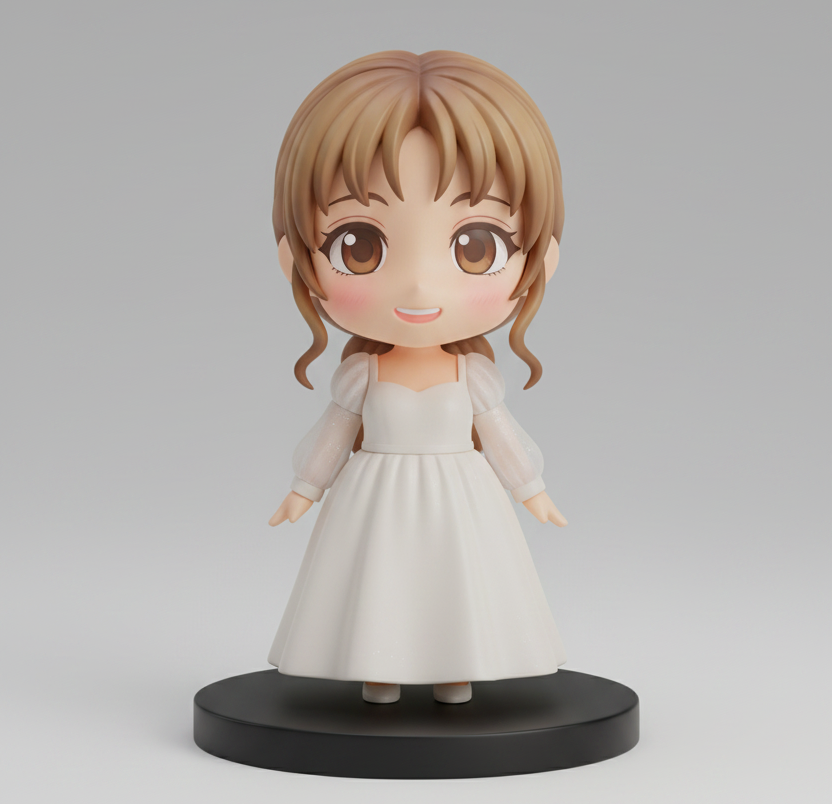 ウェディングフォトのフィギュア画像